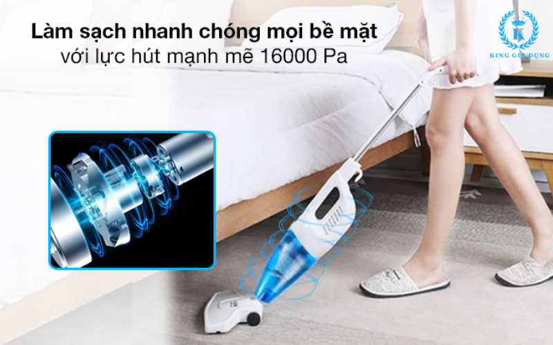 Công suất hoạt động mạnh mẽ của Máy Hút Bụi Perfect SV07 650W