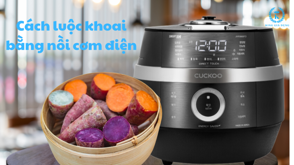 Cách luộc khoai bằng nồi cơm điện