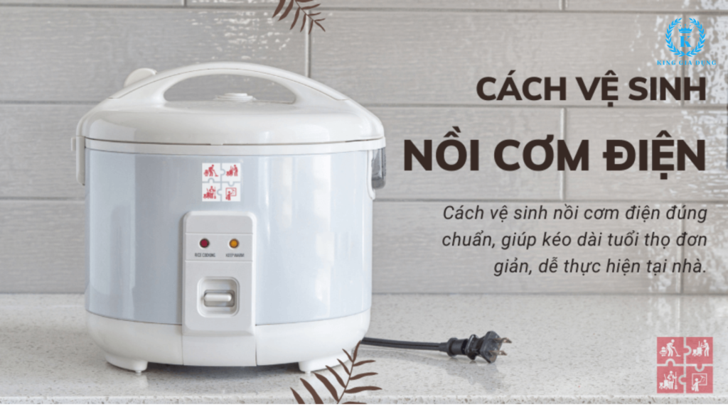 Có nên rửa nồi cơm điện bằng nước không